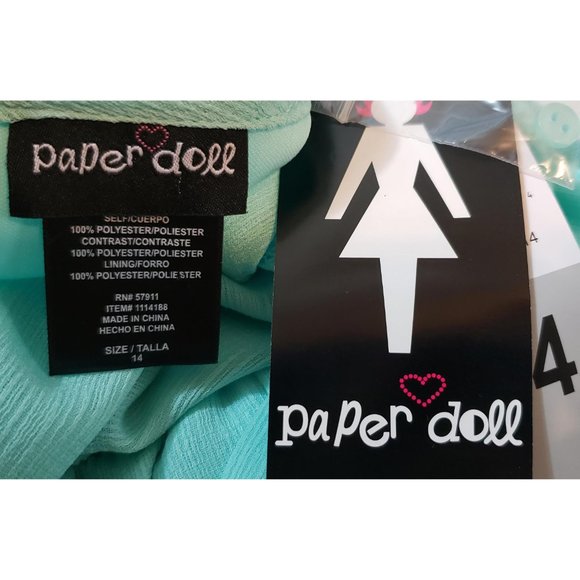 Paper Doll Romper Sz 14 NWT - Picture 6 of 6
